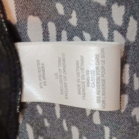 Designer Allen Kay sz 12 NWT Wmn's Blk/Wht 3/4 slv open front jacket - Picture 8 of 10